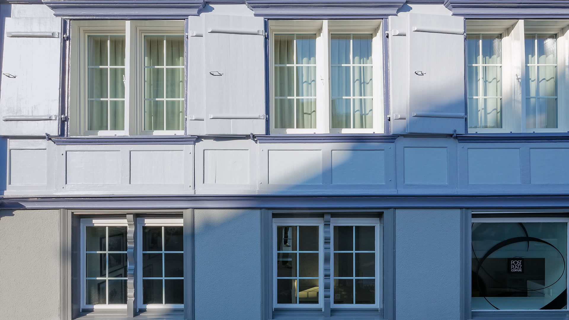 STPLan, Schiegg Thomas, Appenzell Postplatz Fassaden Erneuerung Anstrich